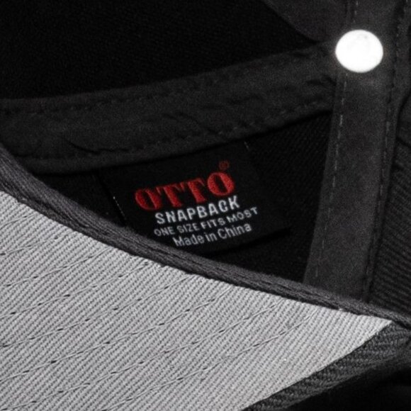 Mitsubishi MU-2 Black Snapback Hat By OTTO With Airplane Embroidery Adjustable F - Picture 7 of 7